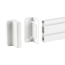 Support mural pour rail de fixation Slatwall KIMEX - 4