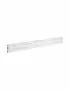 Rail de fixation de bureau Slatwall KIMEX 120cm Blanc - 1