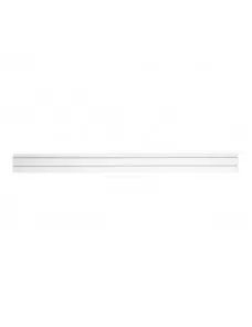 Rail de fixation de bureau Slatwall KIMEX 120cm Blanc - 2