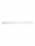 Rail de fixation de bureau Slatwall KIMEX 120cm Blanc - 2