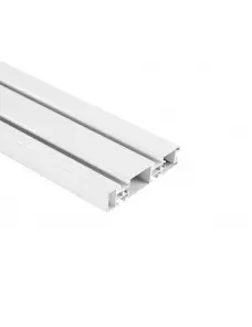 Rail de fixation de bureau Slatwall KIMEX 120cm Blanc - 3