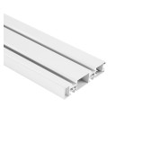 Rail de fixation de bureau Slatwall KIMEX 120cm Blanc