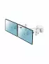 Double Bras pour Ecran 17" à 32" pour rail de fixation Slatwall KIMEX - 5