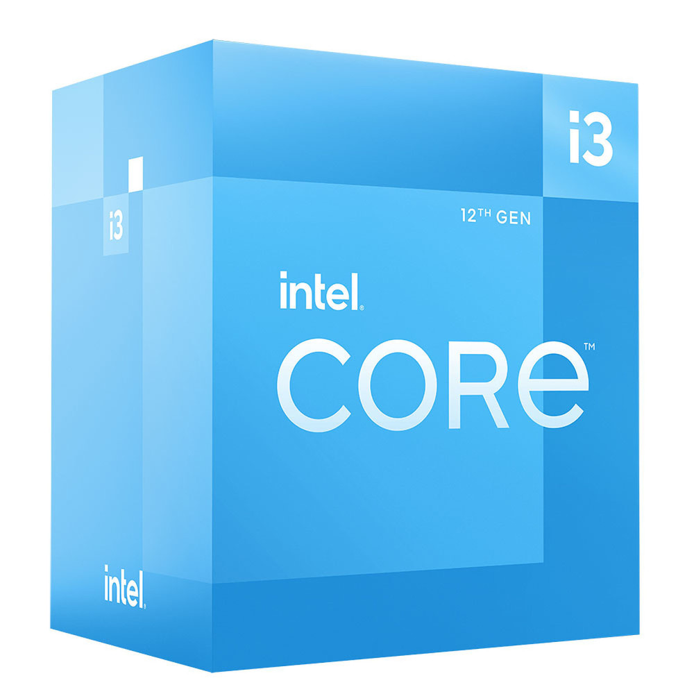 Processeur Intel Core i3 12100 3.3/4.3Ghz 12Mo 4Core LGA1700 60W Intel - 1