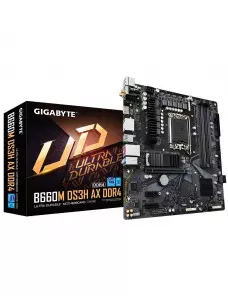 Carte Mère Gigabyte B660M DS3H AX DDR4 mATX LGA1700 DDR4 USB3.2 M.2 Gigabyte - 1