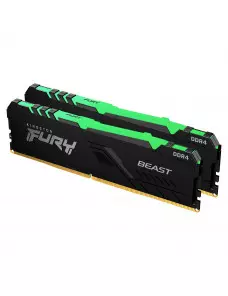 DDR4 Kingston FURY Beast RGB Kit 16Go 2x8Go 3200Mhz CL16 Kingston - 2