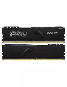 DDR4 Kingston Fury Beast Kit 32Go 2x16Go 3200Mhz 1.35V CL16 Kingston - 2