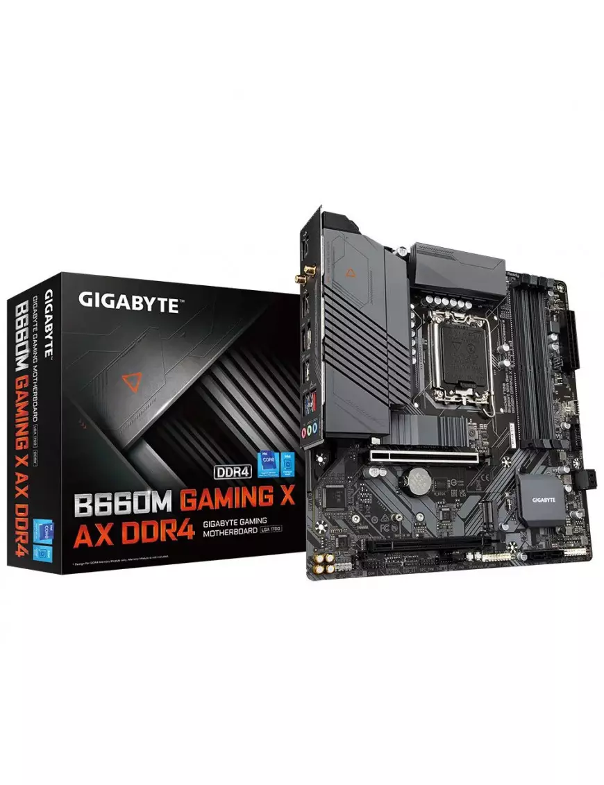 Carte Mère Gigabyte B660M GAMING X AX DDR4 mATX LGA1700 DDR4 USB3.2 Gigabyte - 1