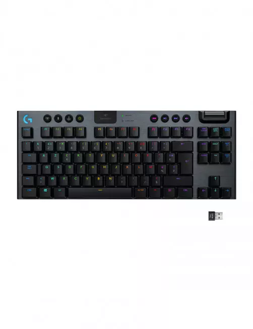 Clavier Logitech G915 TKL Lightspeed Gaming Tactile Carbone