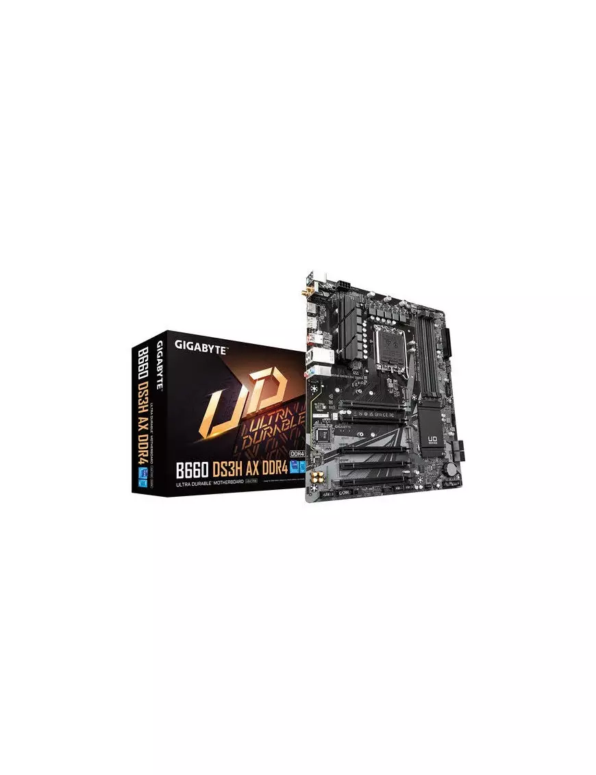 Carte Mère Gigabyte B660 DS3H AX DDR4 ATX LGA1700 DDR4 USB3.2 M.2 Gigabyte - 1
