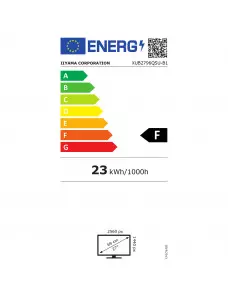 Ecran iiyama 27" XUB2796QSU-B1 LED 2560x1440 75Hz 1ms - 5