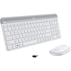 Clavier Souris Logitech MK470 White Wireless Logitech - 2