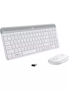 Clavier Souris Logitech MK470 White Wireless Logitech - 2