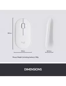 Clavier Souris Logitech MK470 White Wireless Logitech - 5