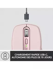 Souris Logitech Wireless MX Anywhere 3 Rose Logitech - 5