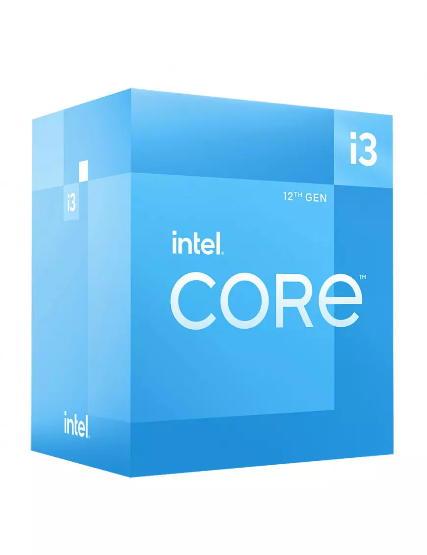 Processeur Intel Core i3 12100F 3.3/4.3Ghz 12Mo 4Core LGA1700 60W Intel - 1