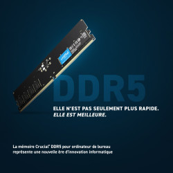 DDR5 Crucial 16Go 4800Mhz CL40 Crucial - 2