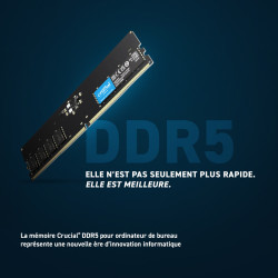 DDR5 Crucial 16Go 4800Mhz CL40 Crucial - 2
