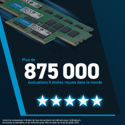 DDR5 Crucial 16Go 4800Mhz CL40 Crucial - 6