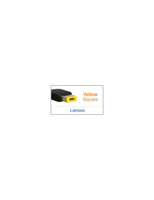 Chargeur compatible Lenovo 20V 4.5A 90W embout SQUARE jaune Générique - 1