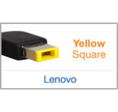 Chargeur compatible Lenovo 20V 4.5A 90W embout SQUARE jaune