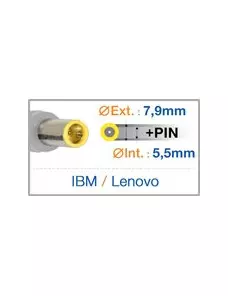 Chargeur compatible Lenovo 20V 4.5A 90W 7.9/5.5/0.8mm Générique - 1