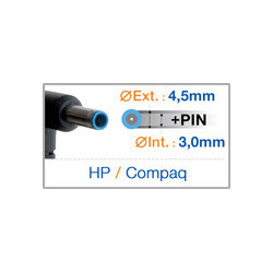 Chargeur compatible HP 19.5V 4.62A 90W 4.5/3/1mm Générique - 1