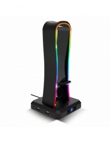 Support de Casque Spirit of Gamer Sentinel RGB Hub USB - 1