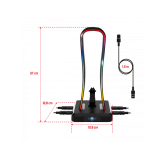 Support de Casque Spirit of Gamer Sentinel RGB Hub USB