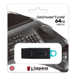 Clé USB 3.2 64Go Kingston DataTraveler Exodia Kingston - 3