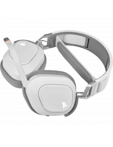 Casque Corsair HS80 RGB WIRELESS Gaming Premium Blanc - 6