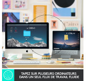 Clavier Logitech MX Keys Mini Gris Pâle