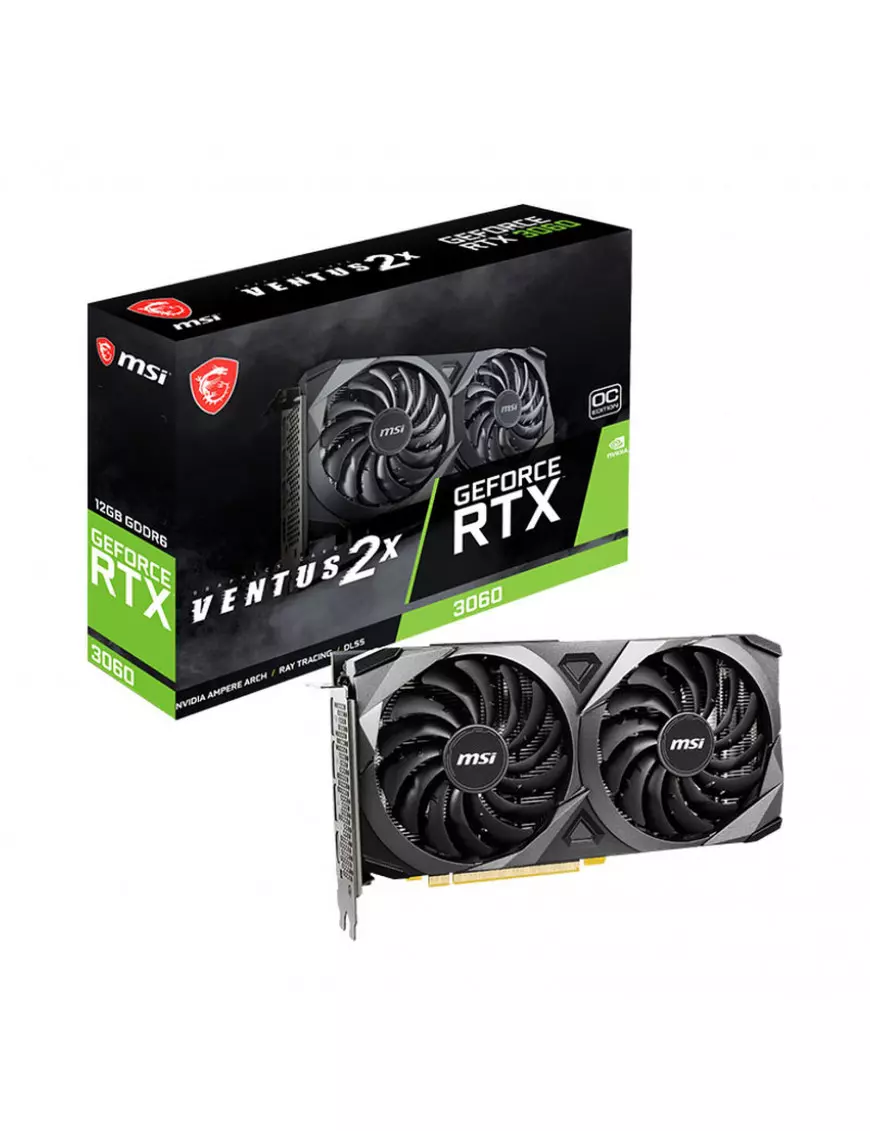 Carte Graphique MSI RTX 3060 VENTUS 2X 12G OC MSI - 1