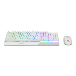 Pack Clavier Souris MSI Vigor GK30 Gaming COMBO Blanc RGB - 3