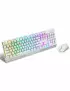 Pack Clavier Souris MSI Vigor GK30 Gaming COMBO Blanc RGB - 4