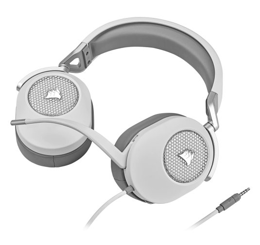 Casque Corsair HS65 Surround Gaming Blanc - 1