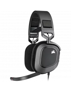 Casque Corsair HS80 RGB USB Gaming Premium Carbone - 1