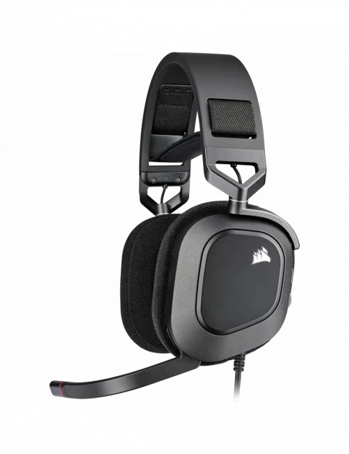 Casque Corsair HS80 RGB USB Gaming Premium Carbone - 1