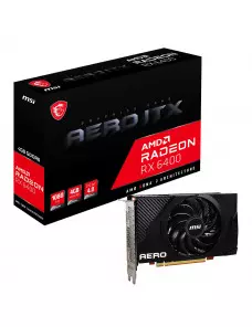 Carte Graphique MSI Radeon RX 6400 AERO ITX 4G MSI - 1