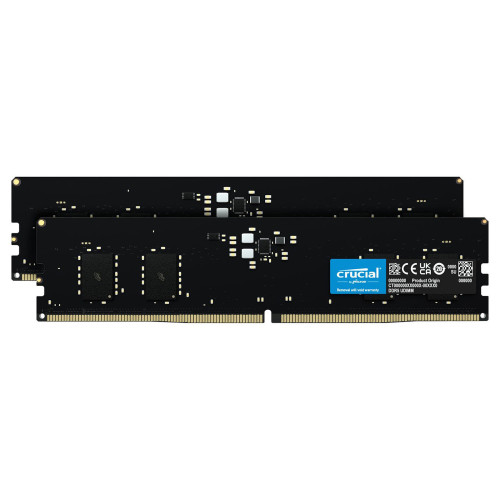 DDR5 Crucial Kit 16Go 2x8Go 4800Mhz CL40 CT2K8G48C40U5 Crucial - 1