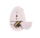 Souris Logitech Lift Ergonomique Verticale Rose