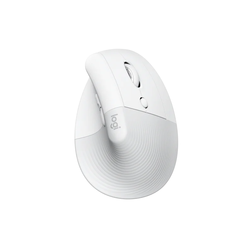 Souris Logitech Lift Ergonomique Verticale Blanc