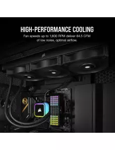 Ventilateur Corsair AF140 ELITE PWM 140 mm Noir - 6