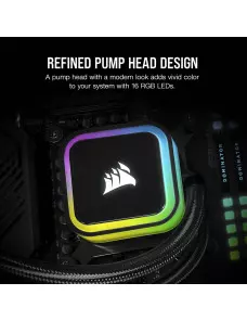 Kit WaterCooling Corsair iCUE H115i RGB ELITE 280mm - 3