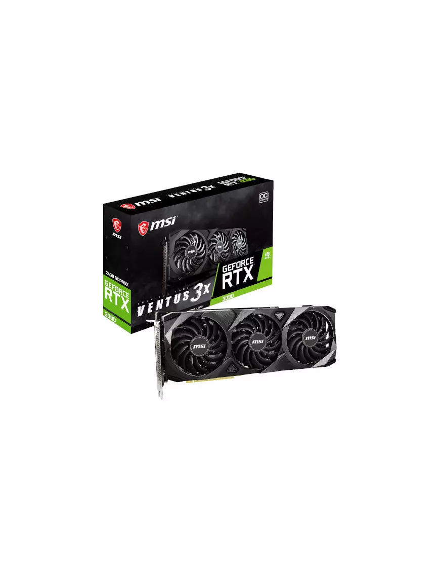 Carte Graphique MSI RTX 3090 VENTUS 3X OC 24Go MSI - 1