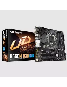 Carte Mère Gigabyte B560M-D3H mATX LGA1200 DDR4 USB3.2 M.2 Gigabyte - 1