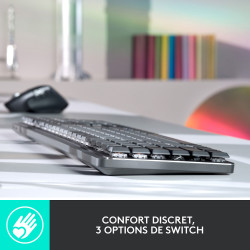 Clavier Logitech MX Mechanical Tactile Silencieux Graphite Logitech - 3