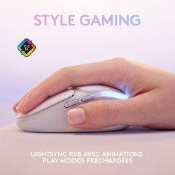 Souris Logitech G705 Blanc AURORA LightSpeed Sans Fil Gaming 8200dpi Logitech - 2