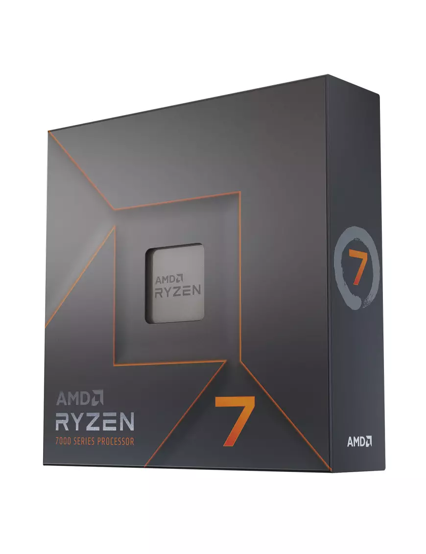 Processeur AMD RYZEN 7 7700X 4.5/5.4Ghz 40M 8Core 105W AM5 AMD - 1