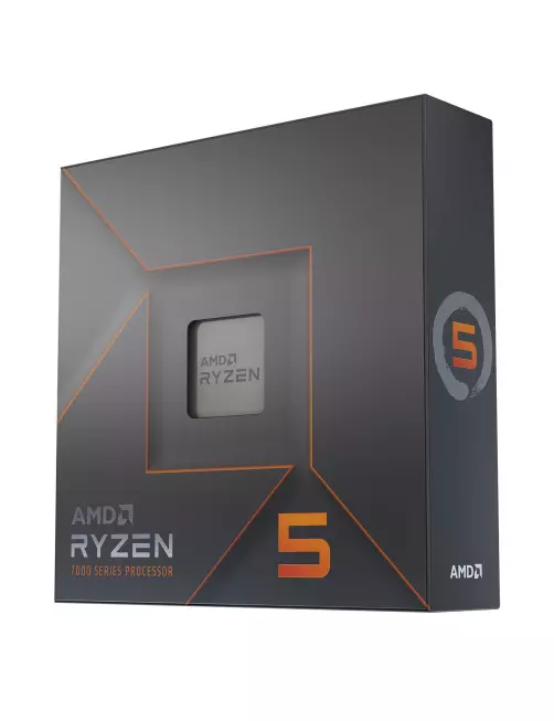 Processeur AMD RYZEN 5 7600X 4.7/5.3Ghz 38M 6Core 105W AM5 AMD - 1